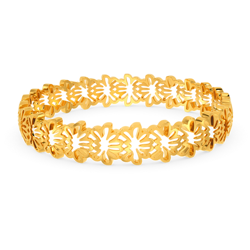 Tropical Paradise Gold Bangles