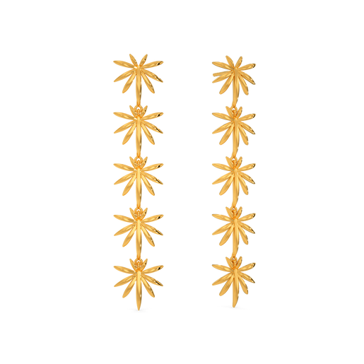 Trail Bloom Gold Earrings