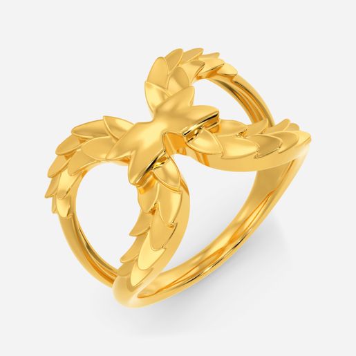 Winged Serpent Gold Rings