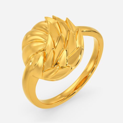 Bristly Dragon Gold Rings