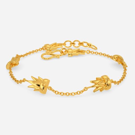 Luxuriant Scales Gold Bracelets