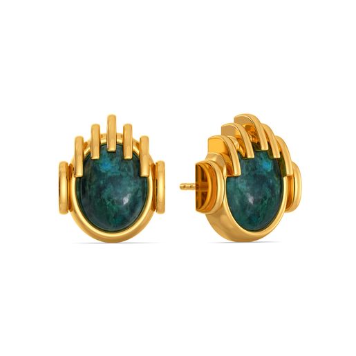 Tritik Taste Gemstone Earrings