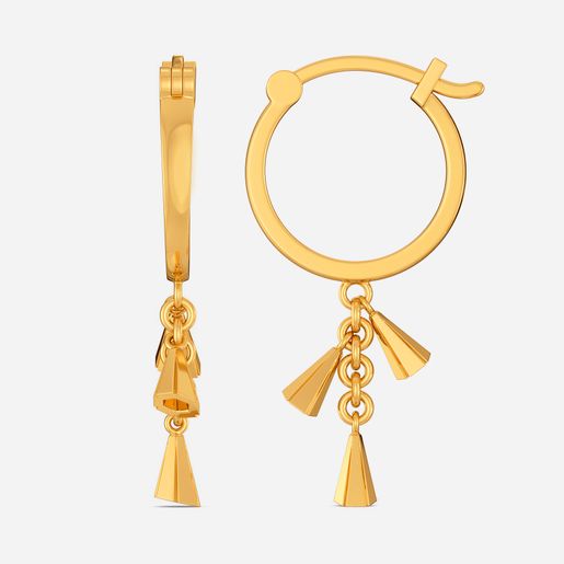 Casual Tassel Gold Earrings
