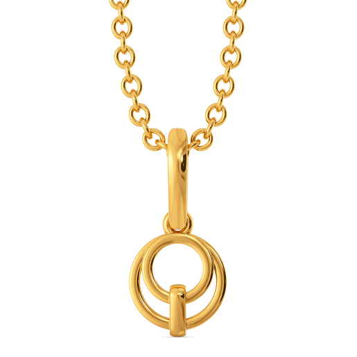 Buckle Bloom Gold Pendants