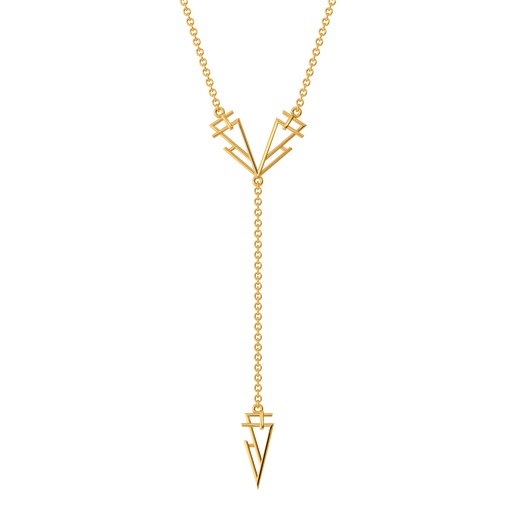 All Buckled Up Gold Necklaces