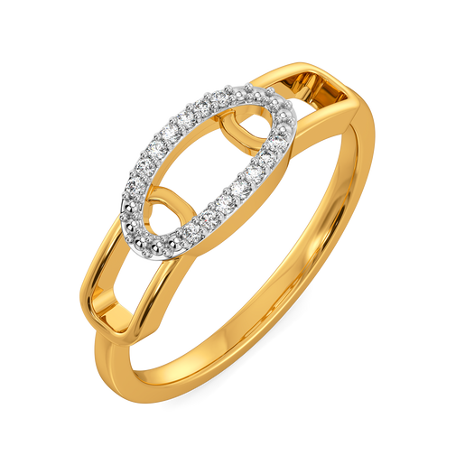 Buckled Edit Diamond Rings