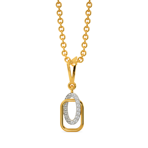 Buckled Edit Diamond Pendants
