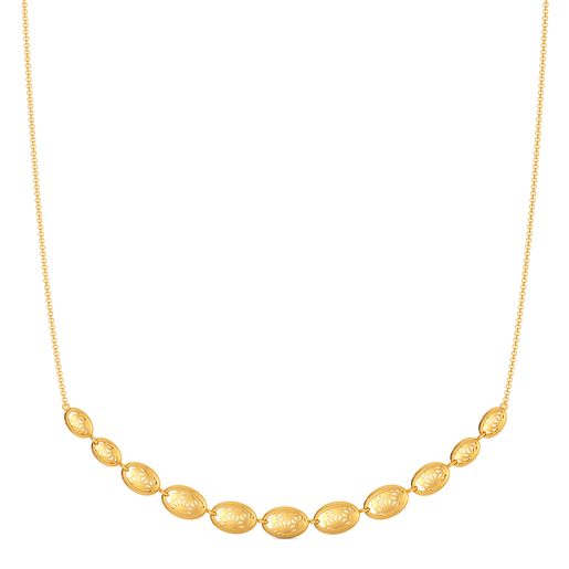 Lacy Reveal Gold Necklaces