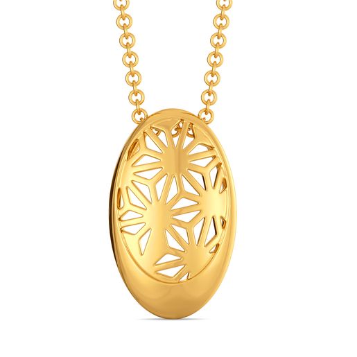 Lacy Reveal Gold Pendants