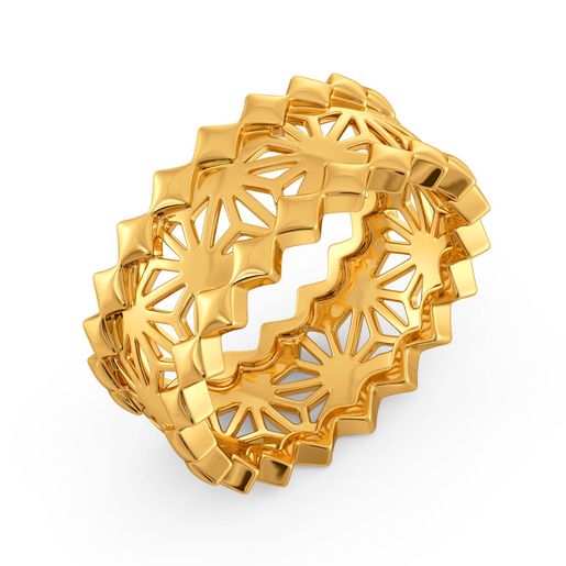 Bare N Bold Gold Rings