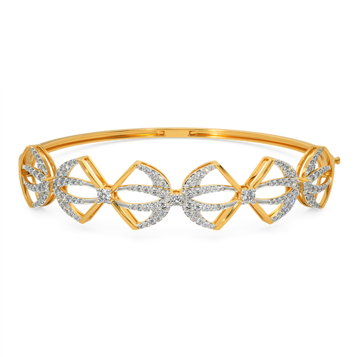 Happy in Greys Diamond Bangles