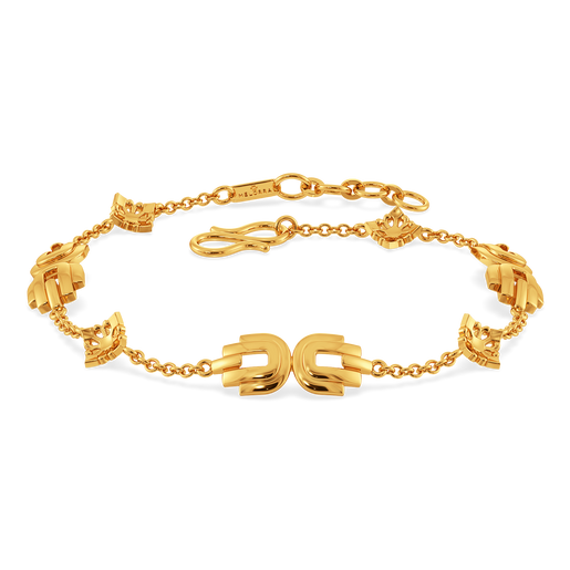 Ornate Cinch Gold Bracelets