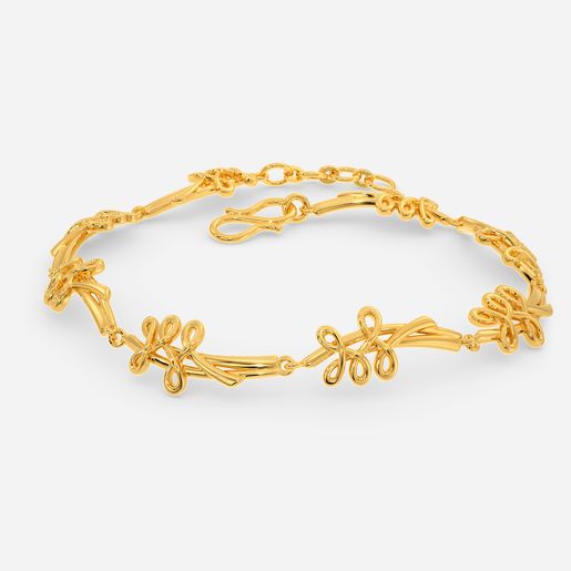 Abstract Anecdotes Gold Bracelets
