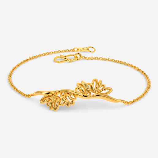 Psychedelic Renaissance Gold Bracelets