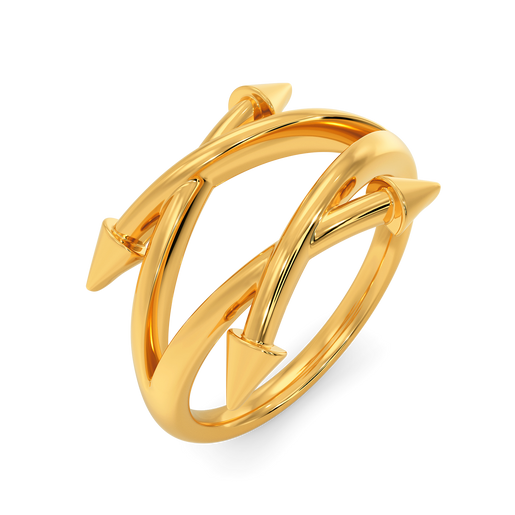 Punk Spur Gold Rings