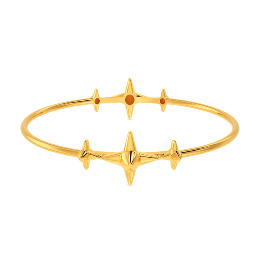Sparks N Spikes Gold Bangles
