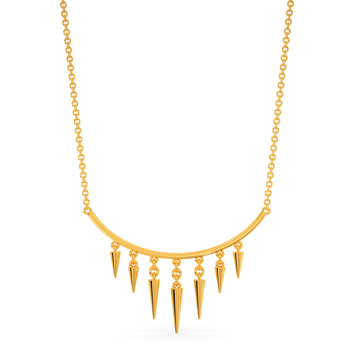 Sheer Punk Gold Necklaces
