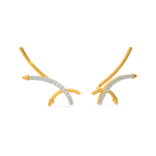 Punk School Diamond Earrings