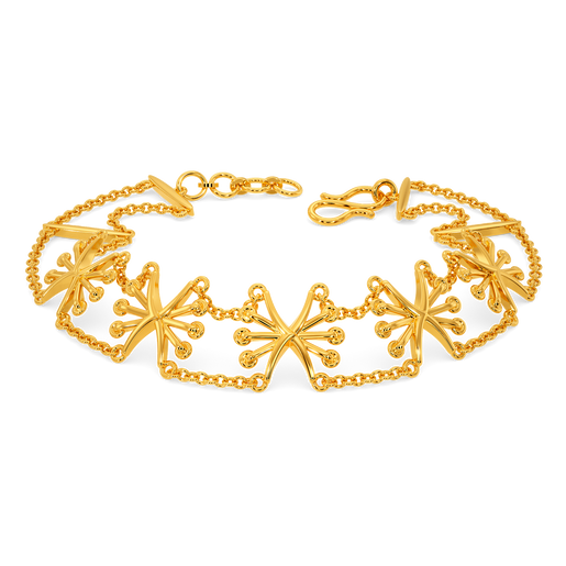 Lace Embrace Gold Bracelets