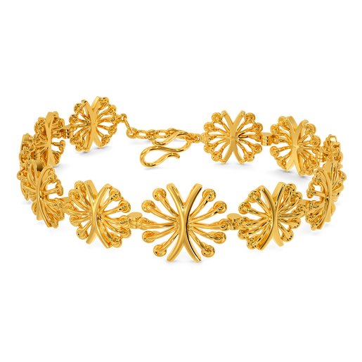 Perfectly Laced Gold Bracelets