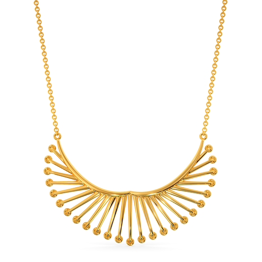 Lace Swirl Gold Necklaces