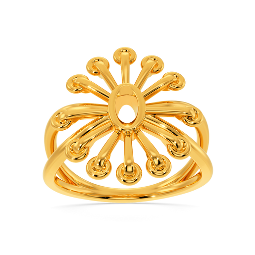 Lace Jade Gold Rings