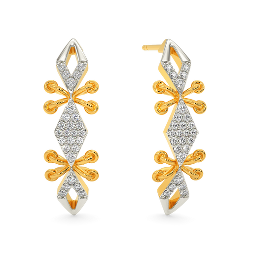 Lace Flo Diamond Earrings