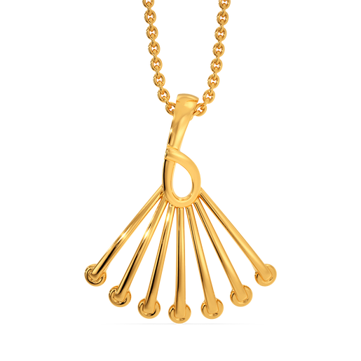 Laced Gold Pendants