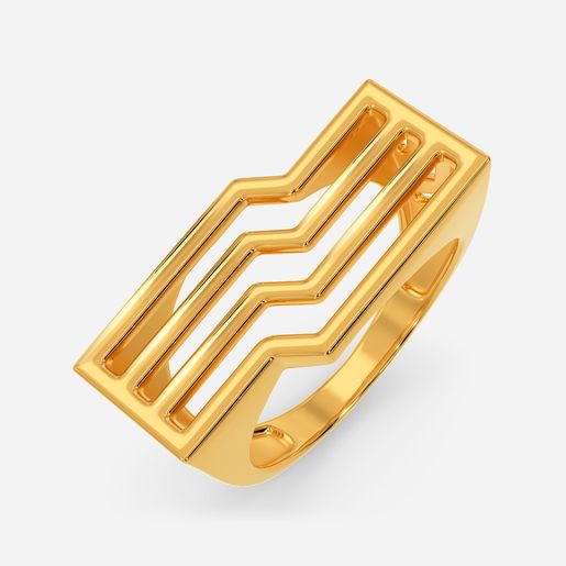 Deciphered Code Gold Rings