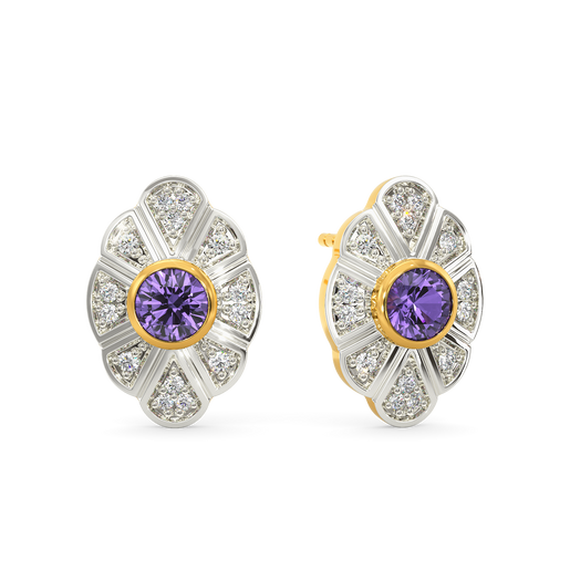 Lady Violet Diamond Earrings