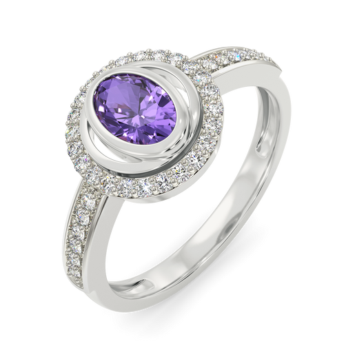 Purple Saga Diamond Rings