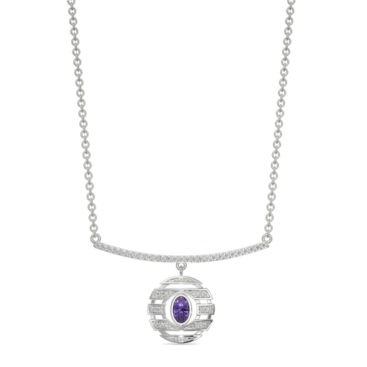 Purple Saga Diamond Necklaces