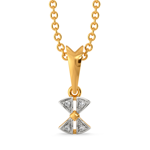 Lustre Knot Diamond Pendants