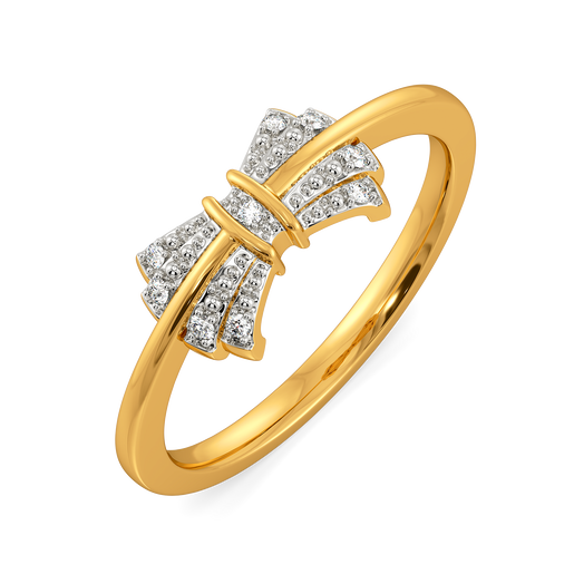 Tied in Light Diamond Rings