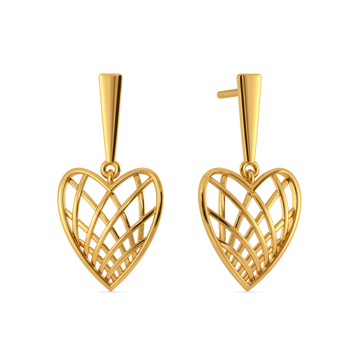 You are My Muse Gold Earrings