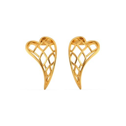 You are My Muse Gold Earrings
