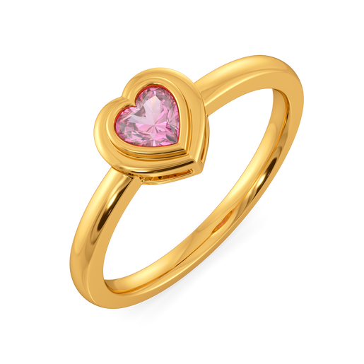 Pink Notes Gemstone Rings
