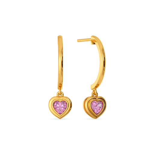 Pink Notes Gemstone Earrings