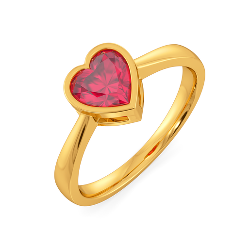 Secretly Crushing on You Gemstone Rings