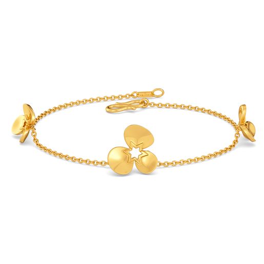 Blazin' Blossom Gold Bracelets