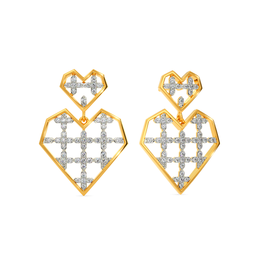Valentine Song  Diamond Earrings