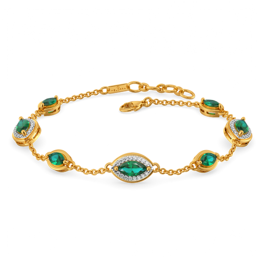 Green Glow Gemstone Bracelets