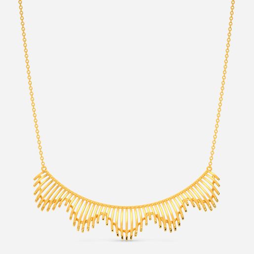 Puffer Up Gold Necklaces