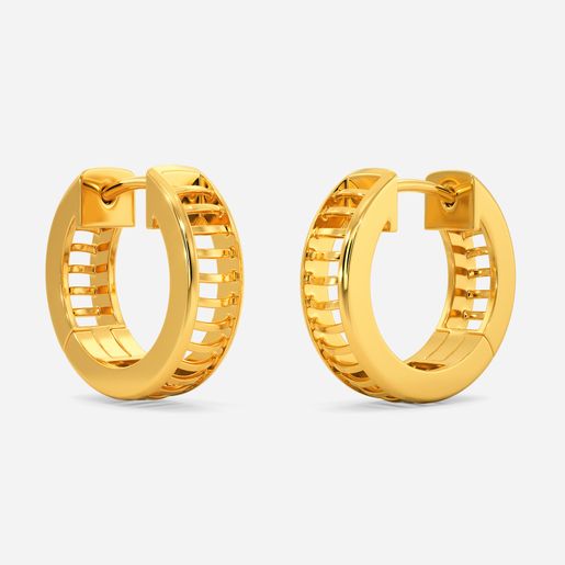 Fantastical Swirl Gold Earrings