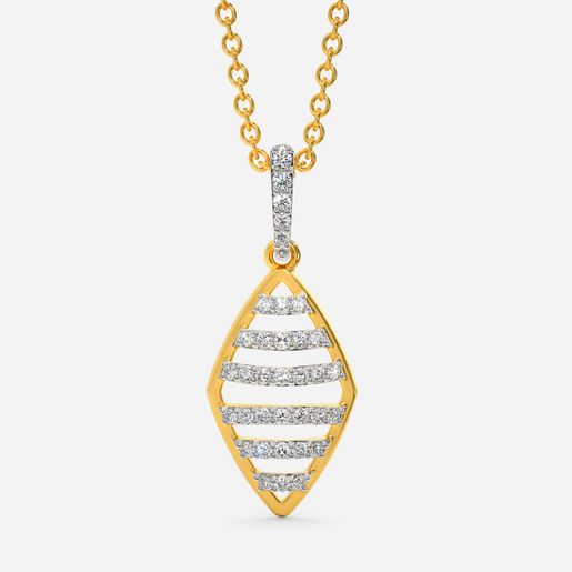 Puff it Up Diamond Pendants