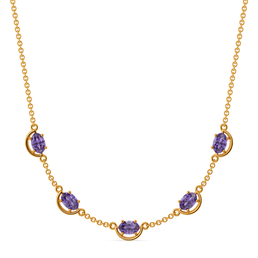 Pretty in Purple Gemstone Necklaces