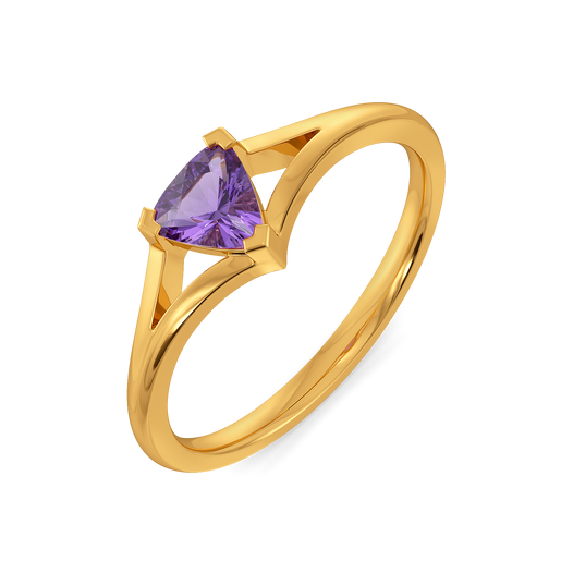 Purple Hues Gemstone Rings