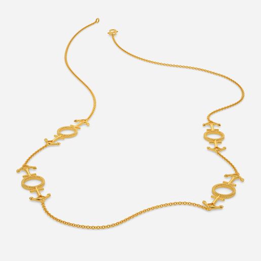 Anchor Deep Gold Necklaces