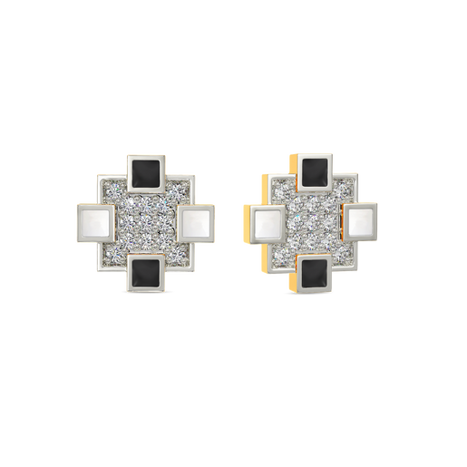 Monochrome Dream Diamond Earrings