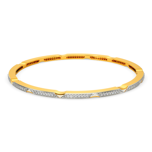 In A White Mood Diamond Bangles